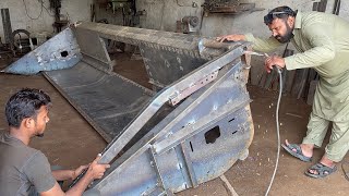 Home Made Million Dollar Combine Harvester Cutter  Insane Diy Project [upl. by Einhoj641]