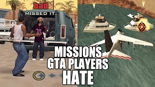 Most Frustrating Missions Players Hate in GTA San Andreas [upl. by Lippold250]