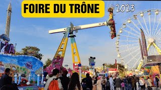 4K🇨🇵PARIS FOIRE DU TRÔNE 2023 paris france [upl. by Aihsemat835]