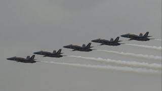 2018 NAS Oceana Airshow  US Navy Blue Angels [upl. by Neerac961]