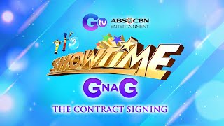 ItsShowtimeGnaG The Its Showtime and GTV Contract Signing  June 28 2023 [upl. by Attennaej]