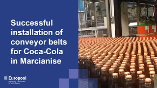 Successful installation of conveyor belts for CocaCola in Marcianise [upl. by Nednarb]