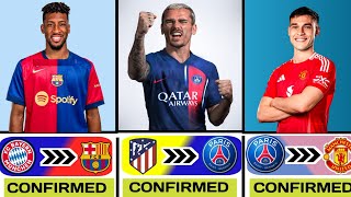 Confirmed Transfer Summer 2024✅ ft Ugarte to Man United Osimhen to Chelsea Coman to Barcelona🤯 [upl. by Joela]