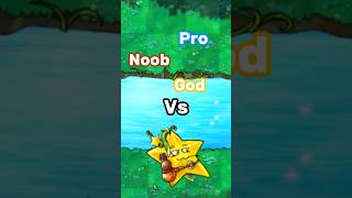 PVZ Fusion Starfish Swordplay  Noob vs Pro vs God Zombie pvz plantsvszombies shorts [upl. by Euqinahs]