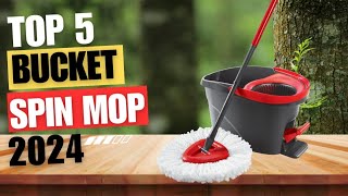 Top 5  Best Spin Mop And Bucket System in 2024  Spin Mop System 2024 Top 5 Picks [upl. by Gile60]