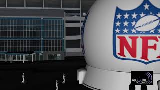 Fulldome Immersive 360 Experience Stratosphere Dome NFL Sports [upl. by Neraa]