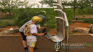 Tembos Pentatonic Aerophones  Outdoor Musical Instruments [upl. by Darom]