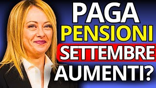 Pagamento Pensioni Settembre 2024 Quando Arrivano e Chi Riceve un Aumento [upl. by Birgit759]