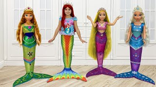 Sofia and Princesses turned into a real little mermaid [upl. by Suzanne]