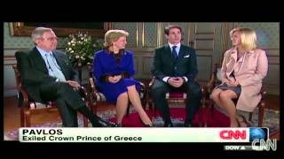 KING AND QUEEN OF GREECE TALK ABOUT ROYALTY IN EUROPE [upl. by Akcirehs]