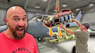 The Free Abandoned Airplane Gets NEW Engines Installed [upl. by Montfort]