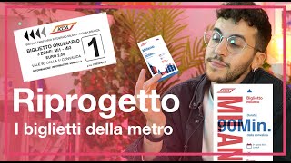 Riprogetto i biglietti della metro [upl. by Andrade]