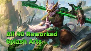 All 40 Fully REWORKED Splash Arts in WILD RIFT [upl. by Kulda]