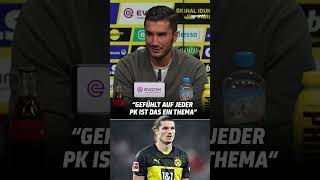 Sahin nimmt wieder Bezug zu Sabitzers Position beim BVB und gesteht sich einen Fehler ein shorts [upl. by Graham358]