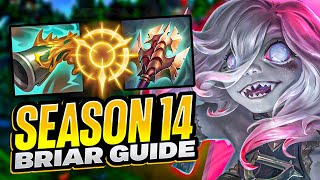 L0ganJGs SEASON 14 Challenger Briar GUIDE for Beginners  Runes Builds Pathing [upl. by Deni]