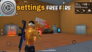 My settings ⚙️ HUD  DPI 🖤 Free Fire PC HeadShot 100🔥OVERCONFIDENCE😈 [upl. by Annodahs771]