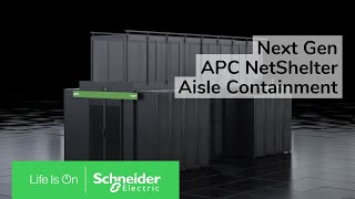 APC NetShelter Aisle Containment for cold or hot aisle containment [upl. by Manville]