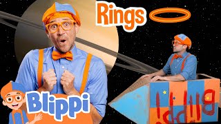 Blippi Builds a Rocket Ship  Blippi Visits the Childrens Museum  Learning Videos For Kids [upl. by Noraf]