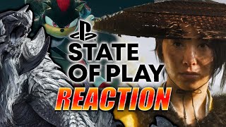 MAX REACTS Sony State Of Play  Monster Hunter Ghost of Yotei amp More [upl. by Eelarat]