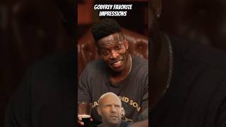 Godfrey does his favorite impression jasonstatham trump shannonsharpe jaypharoah [upl. by Edsel]