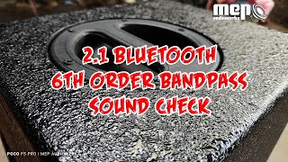 Bluetooth 6th Order Bandpass Sound Check [upl. by Allehs]