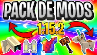 PACK de MODS para MINECRAFT 1152 CON 30 MODS  Sin Lag  Los Mejores Mods de la 1152  43 [upl. by Drusie]