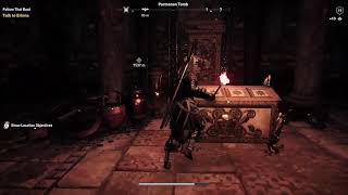 Assassins Creed Odyssey Ancient Stele  Parmenon Tomb Ability Point [upl. by Faires]