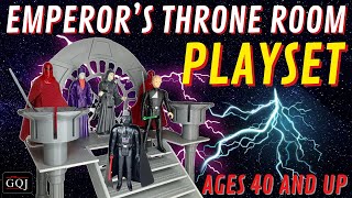 Epic NEW Star Wars ROTJ Emperor Throne Room Action Figure Playset [upl. by Desdamona921]