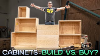 Are KITCHEN CABINETS cheaper to BUILD or BUY  CNC Kitchen Cabinets [upl. by Gamaliel]