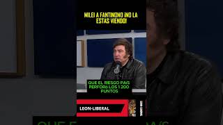 ENTREVISTA MILEI A FANTINO ¡NO LA VES milei politica ln c5n [upl. by Attenohs28]