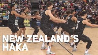 New Zealand Haka vs Great Britain Basketball at The Copper Box [upl. by Hilary]