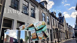 Kamer decoreren en meal preppen  LIVING ALONE DIARIES [upl. by Animsaj]