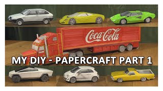 MY DIY  Paper Models Part 1 2019 [upl. by Kironde]