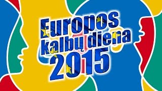 Europos kalbų diena 20150925 [upl. by Xirtaeb]