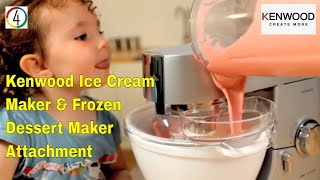 🍨🍦Kenwood Ice Cream Maker amp Frozen Dessert Maker Attachment [upl. by Yralih]