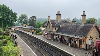 Severn Valley Railway  Live Rail Cam  Arley Station [upl. by Lynnworth]