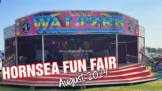 Hornsea Fun Fair Vlog August 2024  Brutal Twister 🤕 [upl. by Heddie]