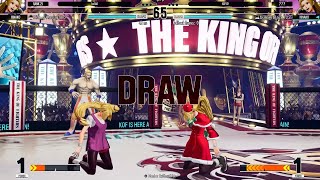 The King of Fighters XV  Hinako DKO Matches with Denice1776 91724 [upl. by Oemor346]