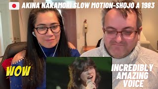 🇩🇰NielsensTv REACTS TO 🇯🇵Akina Nakamori Slow MotionShojo A 1983  INCREDIBLY AMAZING VOICE💕👏 [upl. by Atreb]