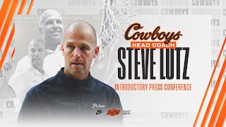 Steve Lutz Introductory News Conference  Oklahoma State Basketball [upl. by Gruver656]