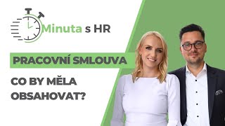 1 PRACOVNÍ SMLOUVA Co všechno musí obsahovat [upl. by Gabie]