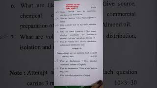 Pharmacognosy D pharma 1st year 2023 question paper latest [upl. by Lukasz]