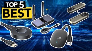 TOP 5 Best Wireless Display Adapter  2024 Buyers Guide [upl. by Adnic]