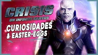 CRISE NAS INFINITAS TERRAS CROSSOVER  EXPLICAÇÃO CURIOSIDADES E EASTER EGGS [upl. by Ahcsap]