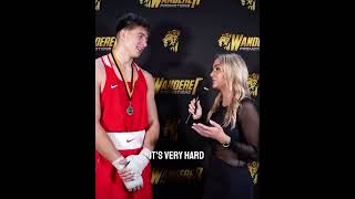 Dominik michalak interview at the warehouse rumble Wanderer promotion show [upl. by Westbrooke]