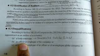 Qualification and Disqualification Of Auditors [upl. by Nomyar]