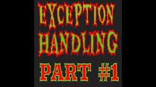 Exception Handling in Java  part 1 [upl. by Neelak]