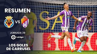 ¡Amallah y El Yamiq firman la victoria pucelana  Resumen del Villarreal 12 Real Valladolid [upl. by Eceinhoj]