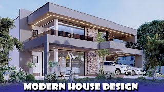 Modern 4 bedroom MaisonetteModern House plan 16mx13m Maisonette [upl. by Marijo208]