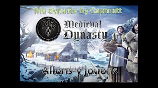 Médiéval dynasty Oxbow Ep1 On repart de rien [upl. by Neit]